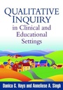 Cover: Qualitative Inquiry in Clinical and Educational Settings - Guilford Publications
