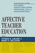 Cover: Affective Teacher Education - Rowman & Littlefield Education