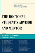 Cover: The Doctoral StudentOs Advisor and Mentor - Rowman & Littlefield Education
