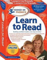 Enlarge image Cover: Hooked on Phonics Learn to Read - Levels 1&2 Complete - Hooked on Phonics