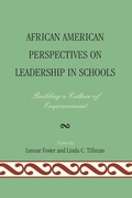 Cover: African American Perspectives on Leadership in Schools - Rowman & Littlefield Education