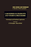 Cover: Carotenoids as Colorants and Vitamin A Precursors - Academic Press