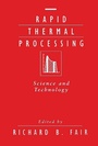 Cover: Rapid Thermal Processing - Academic Press