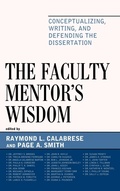 Cover: The Faculty Mentor's Wisdom - Rowman & Littlefield Education