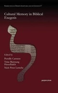 Cover: Cultural Memory in Biblical Exegesis - Gorgias Press
