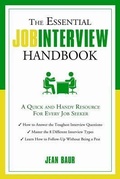 Cover: Essential Job Interview Handbook - Career Press