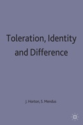Cover: Toleration, Identity and Difference - Palgrave Macmillan