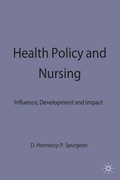 Cover: Health Policy and Nursing - Palgrave Macmillan