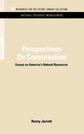 Bild: Perspectives On Conservation - Resources for the Future Press (RFF Press)