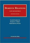 Cover: Cases and Materials on Domestic Relations - Foundation Press