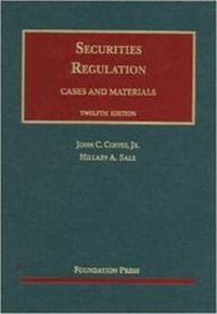 Abbildung von: Securities Regulation - Foundation Press