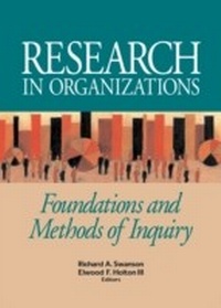 Enlarge image Cover: Research in Organizations - Berrett-Koehler Publishers