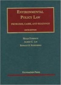 Abbildung von: Environmental Policy Law - Foundation Press