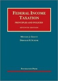 Enlarge image Cover: Federal Income Taxation, Principles and Policies - Foundation Press