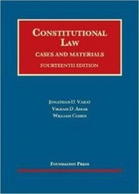 Enlarge image Cover: Constitutional Law - Foundation Press