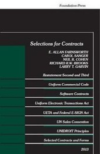 Abbildung von: Selections for Contracts - Foundation Press