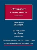 Cover: Copyright, 8th, 2013 Case Supplement and Statutory Appendix - Foundation Press