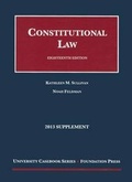 Cover: Constitutional Law, 2013 Supplement - Foundation Press