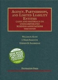 Cover: Agency, Partnerships, and Limited Liability Entities - Foundation Press