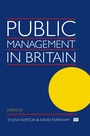 Cover: Public Management in Britain - Red Globe Press