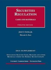 Abbildung von: Securities Regulation Cases and Materials - Foundation Press