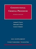 Cover: Constitutional Criminal Procedure, 4th, 2013 Supplement - Foundation Press