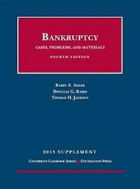 Abbildung von: Bankruptcy, Cases, Problems, and Materials, 4th, 2013 Supplement - Foundation Press