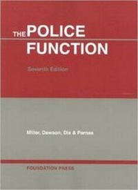 Enlarge image Cover: The Police Function - Foundation Press