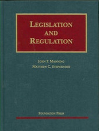 Enlarge image Cover: Legislation and Regulation - Foundation Press