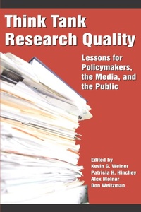 Enlarge image Cover: Think Tank Research Quality - Information Age Publishing