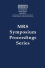 Cover: Polymer-Based Smart Materials - Processes, Properties and Application: Volume 1134 - Materials Research Society