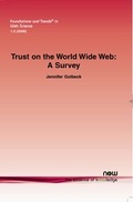 Cover: Trust on the World Wide Web - now publishers Inc