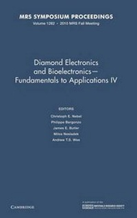 Enlarge image Cover: Diamond Electronics and Bioelectronics - Fundamentals to Applications IV: Volume 1282 - Materials Research Society