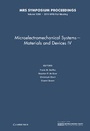 Cover: Microelectromechanical Systems - Materials and Devices IV: Volume 1299 - Materials Research Society