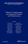 Cover: Advances in Spectroscopy and Imaging of Surfaces and Nanostructures: Volume 1318 - Materials Research Society
