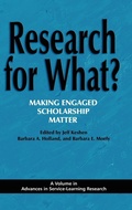 Cover: Research for What? Making Engaged Scholarship Matter - Information Age Publishing