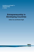 Cover: Entrepreneurship in Developing Countries - now publishers Inc