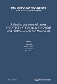 Enlarge image Cover: Reliability and Materials Issues of III-V and II-VI Semiconductor Optical and Electron Devices and Materials II: Volume 1432 - Materials Research Society