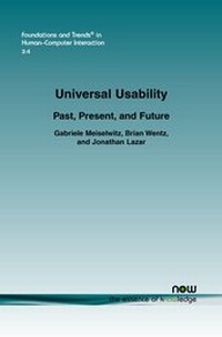 Enlarge image Cover: Universal Usability - now publishers Inc