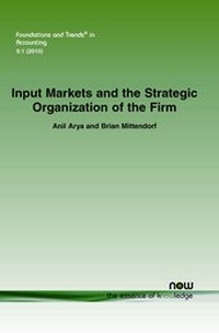 Abbildung von: Input Markets and the Strategic Organization of the Firm - now publishers Inc