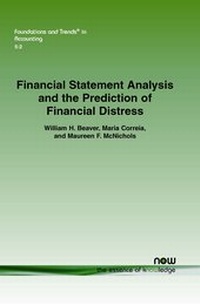 Enlarge image Cover: Financial Statement Analysis and the Prediction of Financial Distress - now publishers Inc
