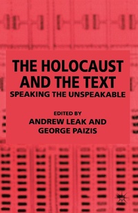 Enlarge image Cover: The Holocaust and the Text - Palgrave Macmillan