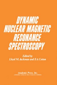 Abbildung von: Dynamic Nuclear Magnetic Resonance Spectroscopy - Academic Press