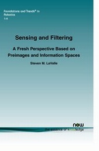Enlarge image Cover: Sensing and Filtering - now publishers Inc