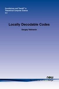 Enlarge image Cover: Locally Decodable Codes - now publishers Inc