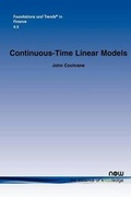 Cover: Continuous-Time Linear Models - now publishers Inc
