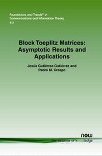 Abbildung von: Block Toeplitz Matrices - now publishers Inc