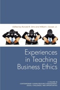 Cover: Experiences in Teaching Business Ethics - Information Age Publishing