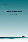 Cover: Qualitative Mismatches - now publishers Inc