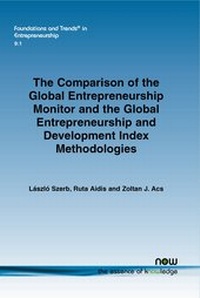 Abbildung von: The Comparison of the Global Entrepreneurship Monitor and the Global Entrepreneurship and Development Index Methodologies - now publishers Inc